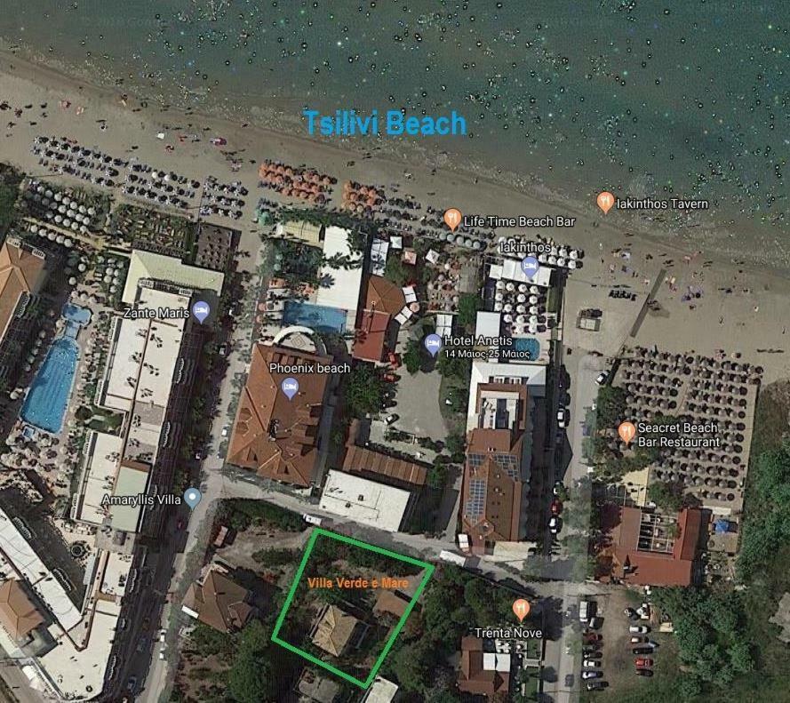 Verde E Mare Villa & Apartment Циливи Экстерьер фото
